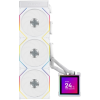Система жидкостного охлаждения для процессора Lian Li HydroShift II LCD-S 360TL (GHS2LCDS36TW) White (G89.GHS2LCDS36TW.R0)
