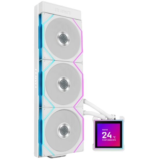 Система жидкостного охлаждения для процессора Lian Li HydroShift II LCD-S 360TL (GHS2LCDS36TW) White (G89.GHS2LCDS36TW.R0)