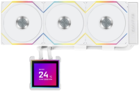 Система жидкостного охлаждения для процессора Lian Li HydroShift II LCD-S 360TL (GHS2LCDS36TW) White (G89.GHS2LCDS36TW.R0)
