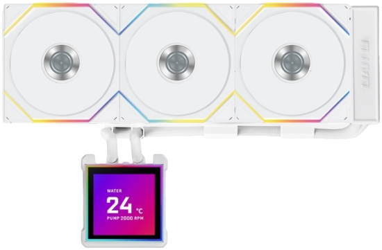 Система жидкостного охлаждения для процессора Lian Li HydroShift II LCD-S 360TL (GHS2LCDS36TW) White (G89.GHS2LCDS36TW.R0)