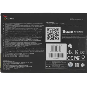 Твердотельный накопитель ADATA 1000 Gb SU650 ASU650NS38-1TT-C