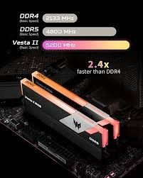 Оперативная память 32 Gb 6600 MHz Acer Predator Vesta II RGB Black VESTA2-32GB-6600-1R8-V2 (BL.9BWWR.359)