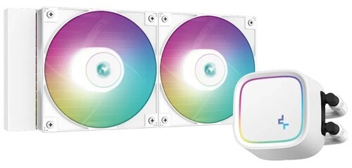 Система жидкостного охлаждения для процессора Deepcool LE520 White ARGB PWM