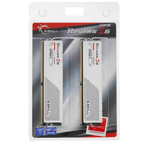 Оперативная память 32 Gb 6000 MHz G.Skill RIPJAWS S5 White (F5-6000J3238F16GX2-RS5W)