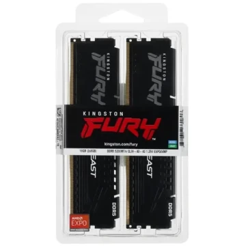 Оперативная память 16 Gb 5200 MHz Kingston FURY Beast Black (KF552C36BBEK2-16)