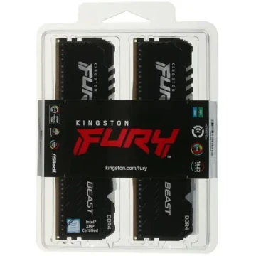 Оперативная память 32 Gb 3200 MHz Kingston FURY BEAST RGB (KF432C16BBAK2/32)