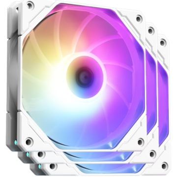 Комплект вентиляторов для корпуса ID-COOLING ARGB White (TF-12025-PRO-ARGB-TRIO) PWM
