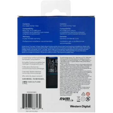 Твердотельный накопитель Western Digital 250 Gb Blue (WDS250G3B0C)