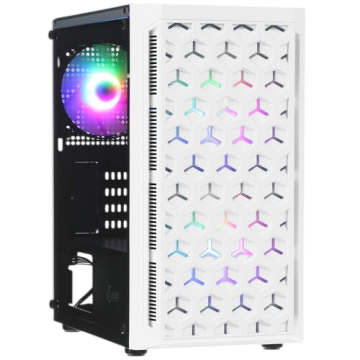 Компьютерный корпус Powercase Mistral Micro T3W White (CMIMTW-L3)