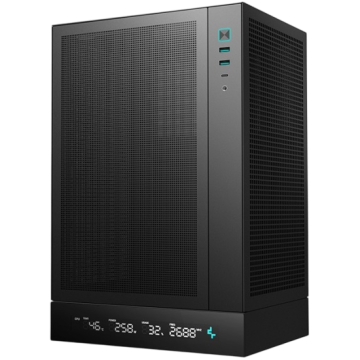 Компьютерный корпус Deepcool CH170 DIGITAL Black