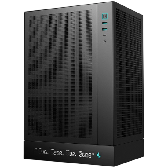 Компьютерный корпус Deepcool CH170 DIGITAL Black