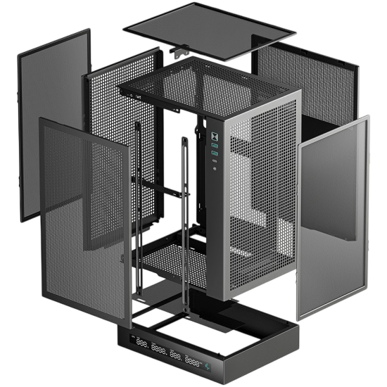 Компьютерный корпус Deepcool CH170 DIGITAL Black