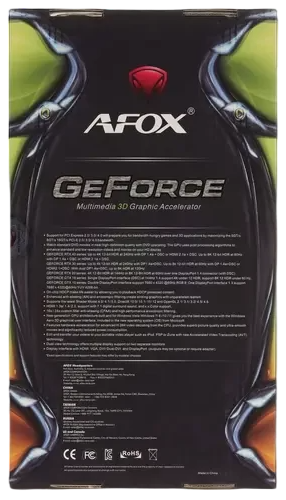 Видеокарта AFox (AF2060S-8192D6H4-V2) GeForce RTX 2060 SUPER 8GB
