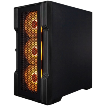 Компьютерный корпус 1STPLAYER TRILOBITE T3 ARGB Black (T3-BK-4F7)