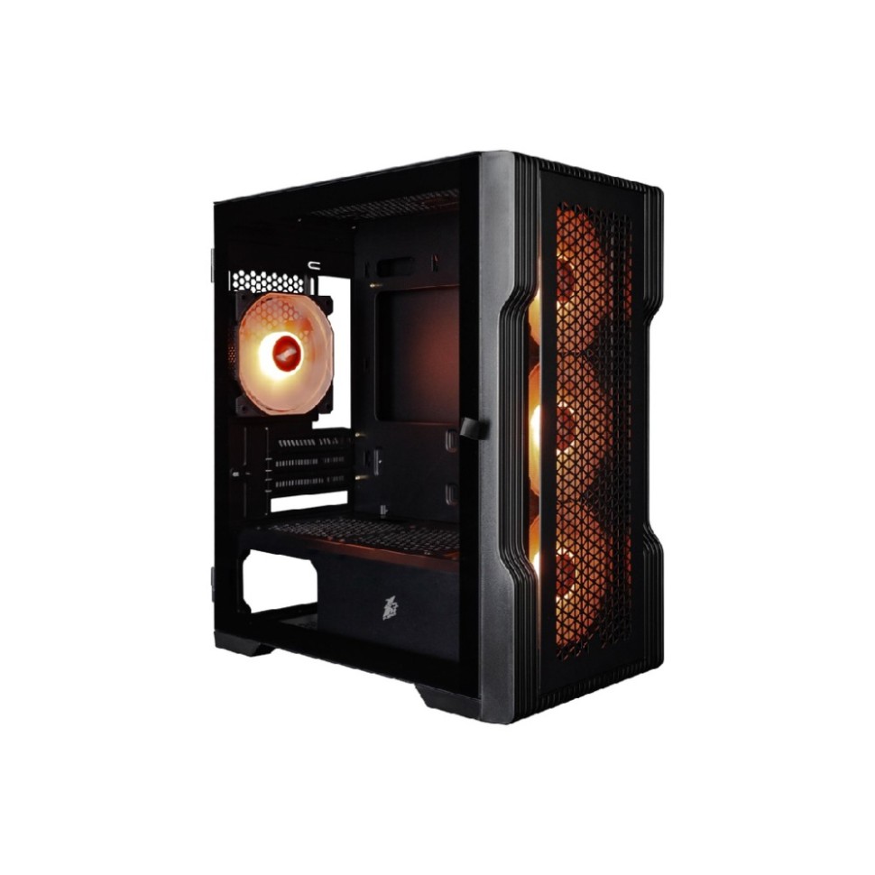 Компьютерный корпус 1STPLAYER TRILOBITE T3 ARGB Black (T3-BK-4F7)