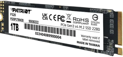 Твердотельный накопитель Patriot 1000 Gb P320 (P320P1TBM28)