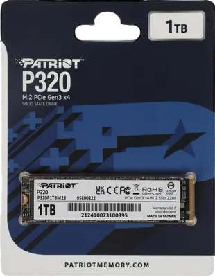 Твердотельный накопитель Patriot 1000 Gb P320 (P320P1TBM28)