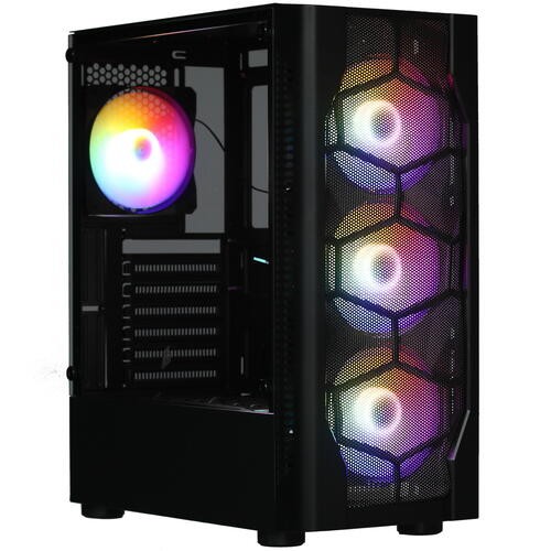 Компьютерный корпус 1STPLAYER DK D4 Black (D4-BK-4G6)