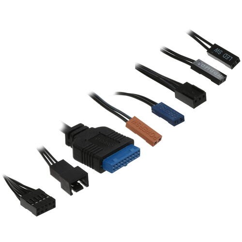 Компьютерный корпус 1STPLAYER DK D4 Black (D4-BK-4G6)