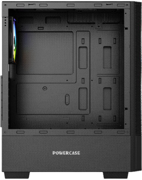 Компьютерный корпус Powercase Mistral AY3B ARGB Black (CMAYB-A3)