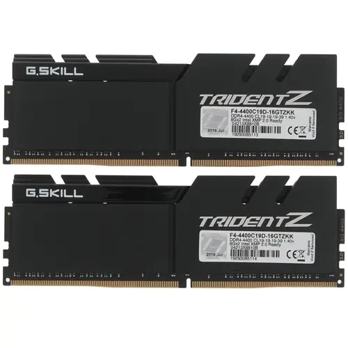 Оперативная память 16 Gb 4400 MHz G.Skill TRIDENT Z (F4-4400C19D-16GTZKK)