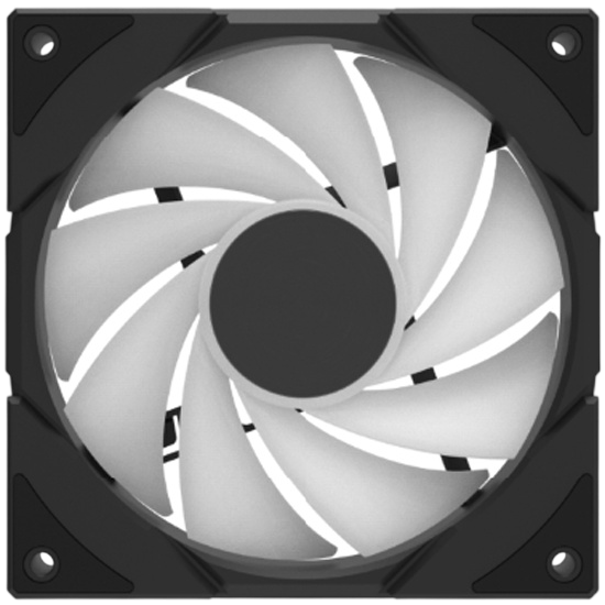 Вентилятор для корпуса Deepcool CG580 FAN BKR REVERSE ARGB Black Bulk