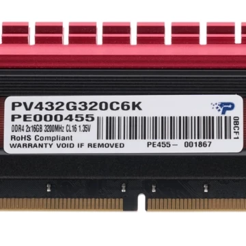 Оперативная память 32 Gb 3200 MHz Patriot DDR4 (PV432G320C6K)