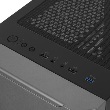 Компьютерный корпус 1STPLAYER DK D3-A TG RGB Black (D3-A-BK-2G6P)