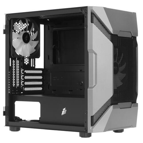Компьютерный корпус 1STPLAYER DK D3-A TG RGB Black (D3-A-BK-2G6P)