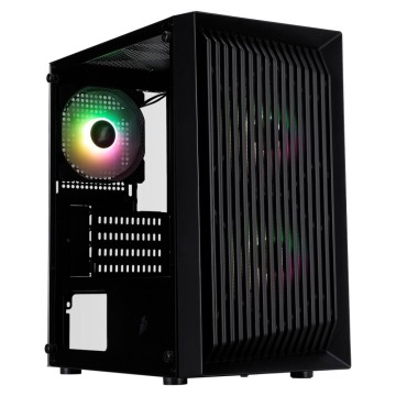 Компьютерный корпус 1STPLAYER BLACK.SIR BS-2 ARGB Black (BS-2-BK-3F7)