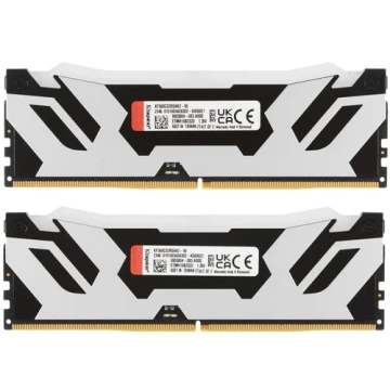 Оперативная память 96 Gb 6000 MHz Kingston RGB Black/White (KF560C32RSAK2-96)