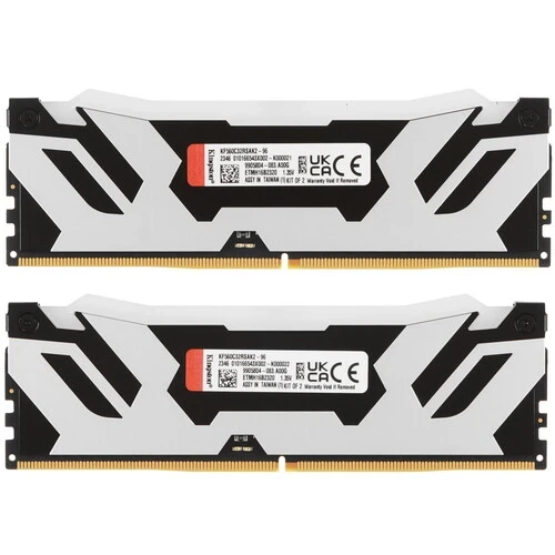 Оперативная память 96 Gb 6000 MHz Kingston RGB Black/White (KF560C32RSAK2-96)