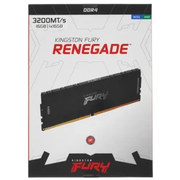 Оперативная память 16 Gb 3200 MHz Kingston FURY RENEGADE Black (KF432C16RB1/16)