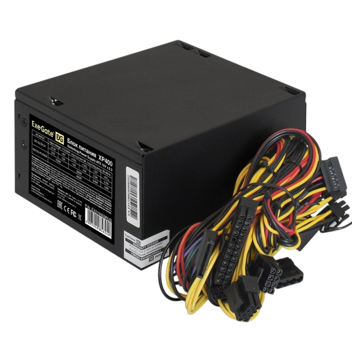 Блок питания ExeGate 400W XP400 Black (EX219459RUS)