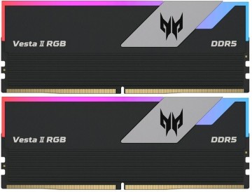 Оперативная память 32 Gb 6800 MHz Acer Predator Vesta II RGB Silver VESTA2-32GB-6800-1R8-V2 (BL.9BWWR.361)