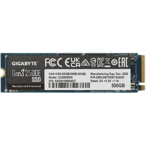 Твердотельный накопитель Gigabyte 500 Gb (G325E500G)