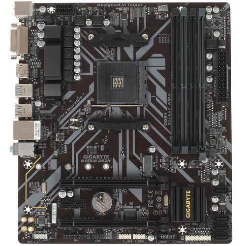 Материнская плата GIGABYTE B450M DS3H