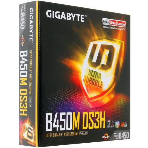 Материнская плата GIGABYTE B450M DS3H