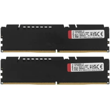 Оперативная память 32 Gb 6000 MHz Kingston FURY Beast Black (KF560C36BBEK2-32)