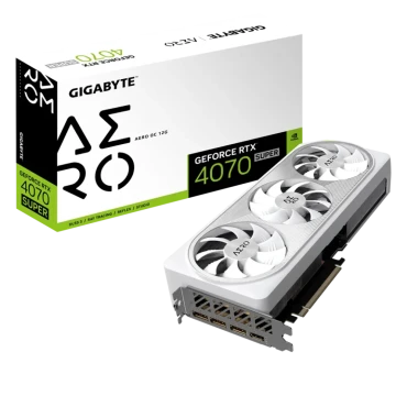 Видеокарта Gigabyte (GV-N407SAERO OC-12GD) GeForce RTX 4070 SUPER 12GB AERO OC