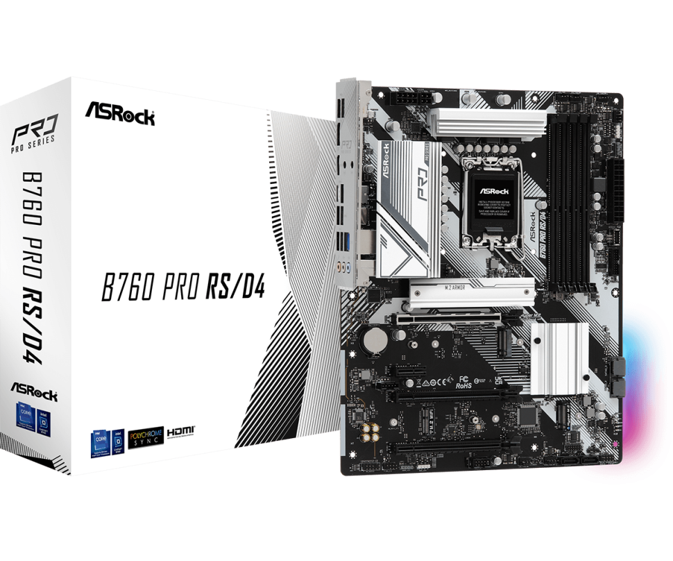 Материнская плата ASRock B760 PRO RS/D4