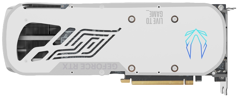 Видеокарта ZOTAC (ZT-D40820Q-10P) GeForce RTX 4080 SUPER 16GB TRINITY OC WHITE ED
