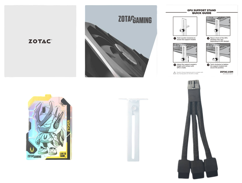 Видеокарта ZOTAC (ZT-D40820Q-10P) GeForce RTX 4080 SUPER 16GB TRINITY OC WHITE ED