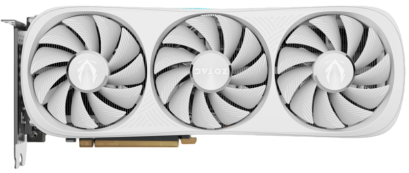 Видеокарта ZOTAC (ZT-D40820Q-10P) GeForce RTX 4080 SUPER 16GB TRINITY OC WHITE ED