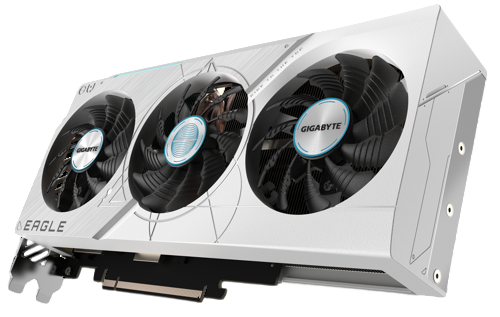 Видеокарта Gigabyte (GV-N407TSEAGLEOCICE-16GD) GeForce RTX 4070 Ti SUPER 16GB EAGLE OC ICE