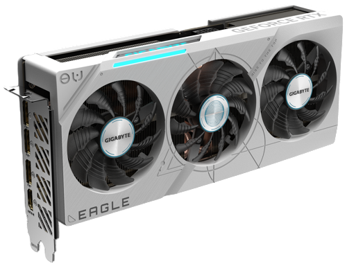 Видеокарта Gigabyte (GV-N407TSEAGLEOCICE-16GD) GeForce RTX 4070 Ti SUPER 16GB EAGLE OC ICE