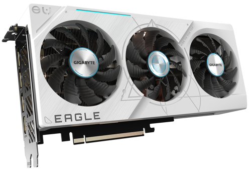 Видеокарта Gigabyte (GV-N407TSEAGLEOCICE-16GD) GeForce RTX 4070 Ti SUPER 16GB EAGLE OC ICE
