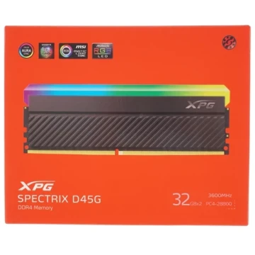 Оперативная память 64 Gb 3600 MHz ADATA XPG SPECTRIX D45G RGB (AX4U360032G18I-DCBKD45G)