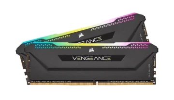 Оперативная память 32 Gb 3600 MHz Corsair VENGEANCE RGB Pro SL for AMD Ryzen Black (CMH32GX4M2Z3600C18)
