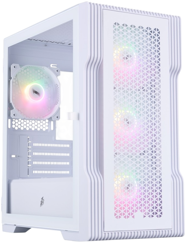 Компьютерный корпус 1STPLAYER TRILOBITE T3 ARGB White (T3-WH-4F7-W)